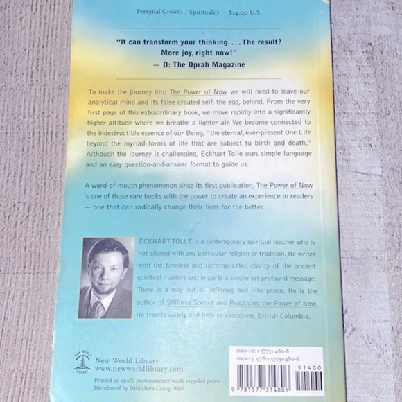 The power of now by Eckhart Tolle paperback book - Picture 2 of 7